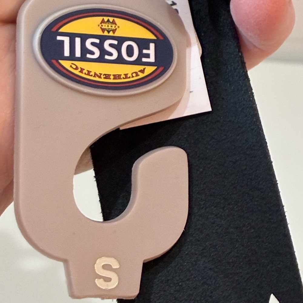 Fossil women’s belt. Crafted from high-quality black leather, New old stock - Picture 4 of 8